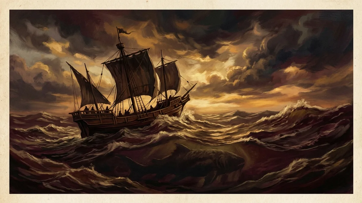 Ilustración editorial del libro de Jonás